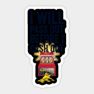 Gambling Slot Machine Vegas Casino Sticker